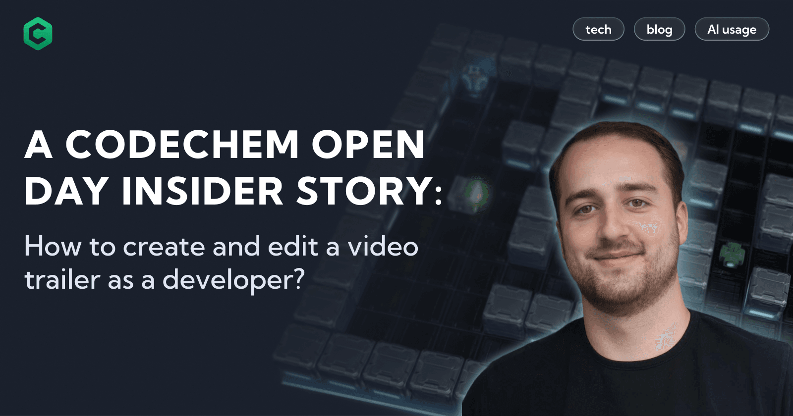 A Codechem Open Day Insider Story: How to create and edit a video trailer as a developer?